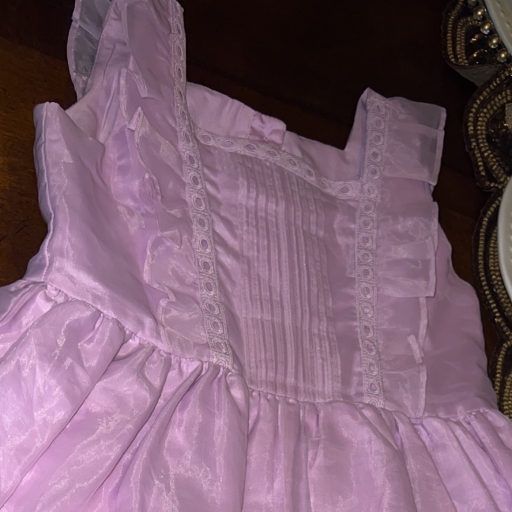 - Janie and jack taffeta purple dress